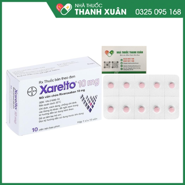 Xarelto phòng ngừa thuyên tắc huyết khối tĩnh mạch